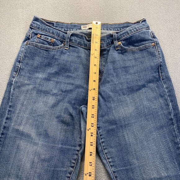 Levis 529 Blue Jeans Size 16 MMid Rise Curvy Bootcut Stretch Denim,Casual - Picture 5 of 13